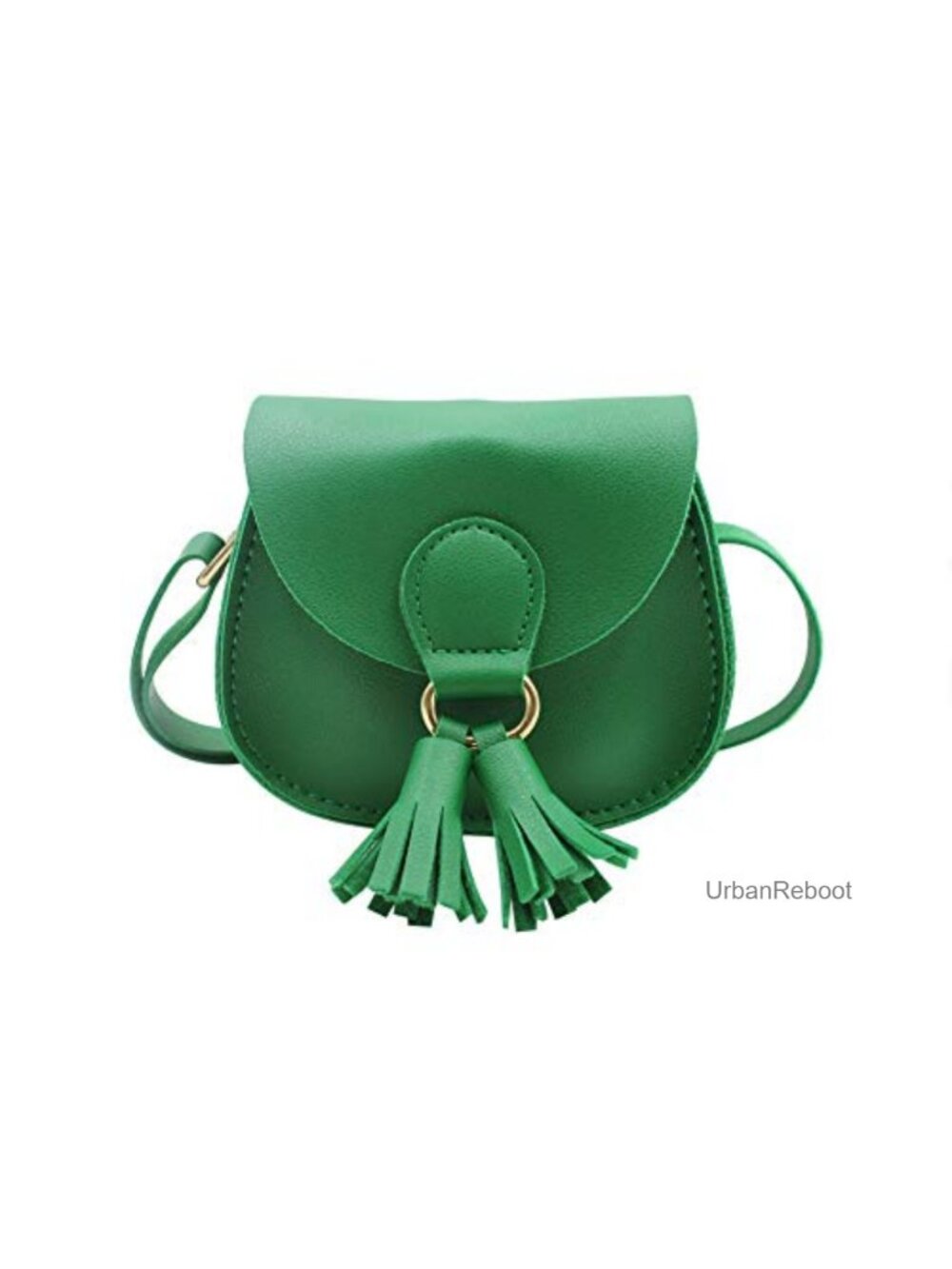 PU Leather Girls Crossbody Wallet with Tassel Adjustable Strap Small